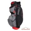 Sun Mountain Golf Sun Mountain 2023 C-130 Cart Bag - Black/Nickel/Red