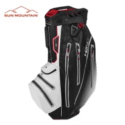 Sun Mountain Golf Sun Mountain 2023 Elite Cart Bag - Black/White/Red
