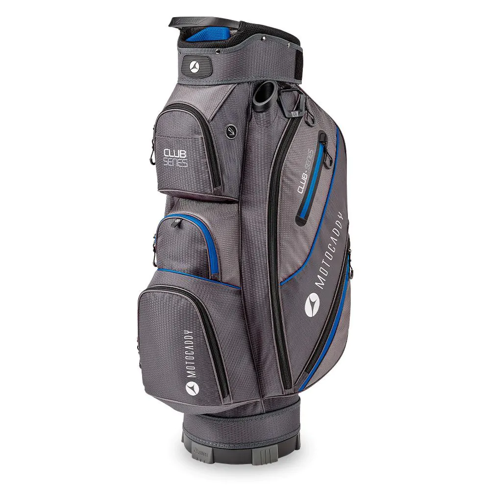 Motocaddy Golf Motocaddy Club Series Cart Bag 2022 - Charcoal/Blue - Image 2