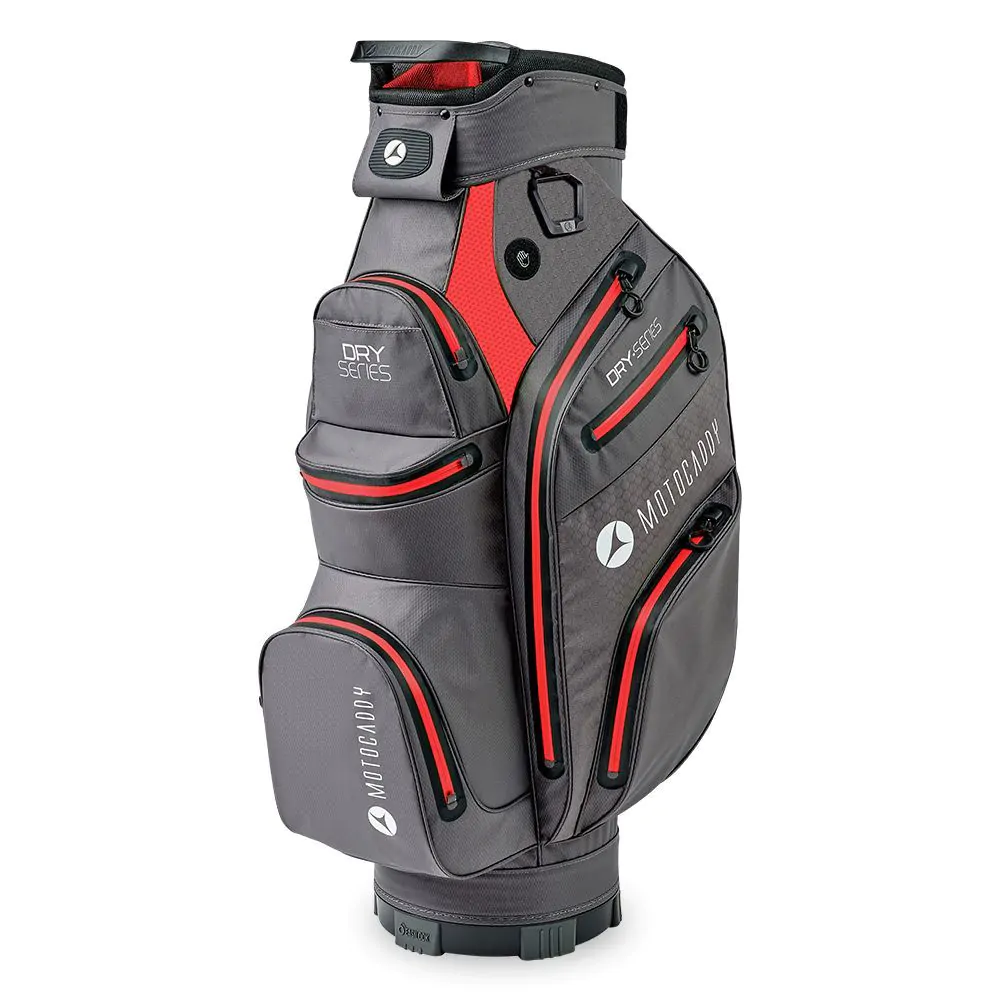 Motocaddy Golf Motocaddy Dry Series Golf Bag 2022 - Charcoal/Red