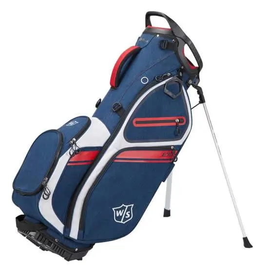 Wilson Golf Wilson Staff Exo II Stand Bag - Navy/White/Red