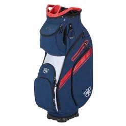 Wilson Golf Wilson Staff Exo II Cart Bag - Navy/White/Red