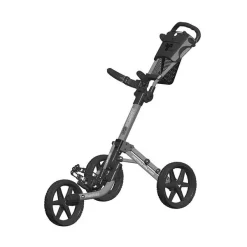 FastFold Mission 5.0 3 Wheel Golf Trolley - Matt Grey/Black