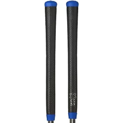 The Grip Master Masters Leather Club Grips - Black/Blue