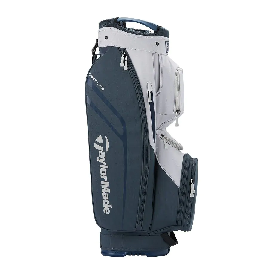 TaylorMade Golf Taylormade Cart Lite Golf Bag - Gray/Navy - Image 5