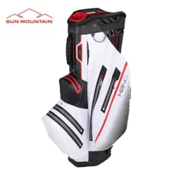 Sun Mountain Golf Sun Mountain 2023 H2NO Lite Cart Bag - Black/White/Red