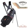 Sun Mountain Golf Sun Mountain 2023 Mid Stripe Stand Bag - Black/Gunmetal/Red