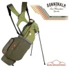 Sun Mountain Golf Sun Mountain 2023 Mid Stripe Stand Bag - Loden/Moss/Inferno
