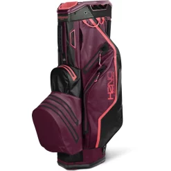Sun Mountain Golf Sun Mountain 2022 H2NO Lite Waterproof Cart Bag - Black/Berry/Cove