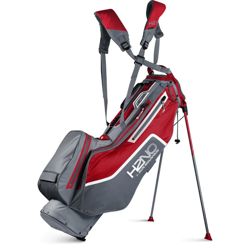 Sun Mountain Golf Sun Mountain 2022 H2NO Lite Speed Stand Bag - C.Grey/Red/White - Image 2