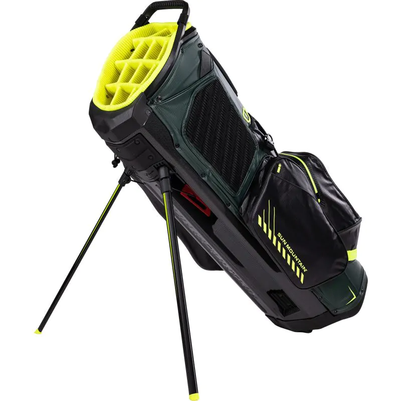 Sun Mountain Golf Sun Mountain 2022 H2NO SportFast Stand Bag - Black/Forest/Atomic - Image 2