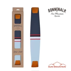 Sun Mountain Golf Sun Mountain 2023 Mid Stripe Strap - Frost/Navy/Red