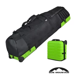 Sun Mountain Golf Sun Mountain Kube Wheeled Golf Travel Cover - Rush/Black