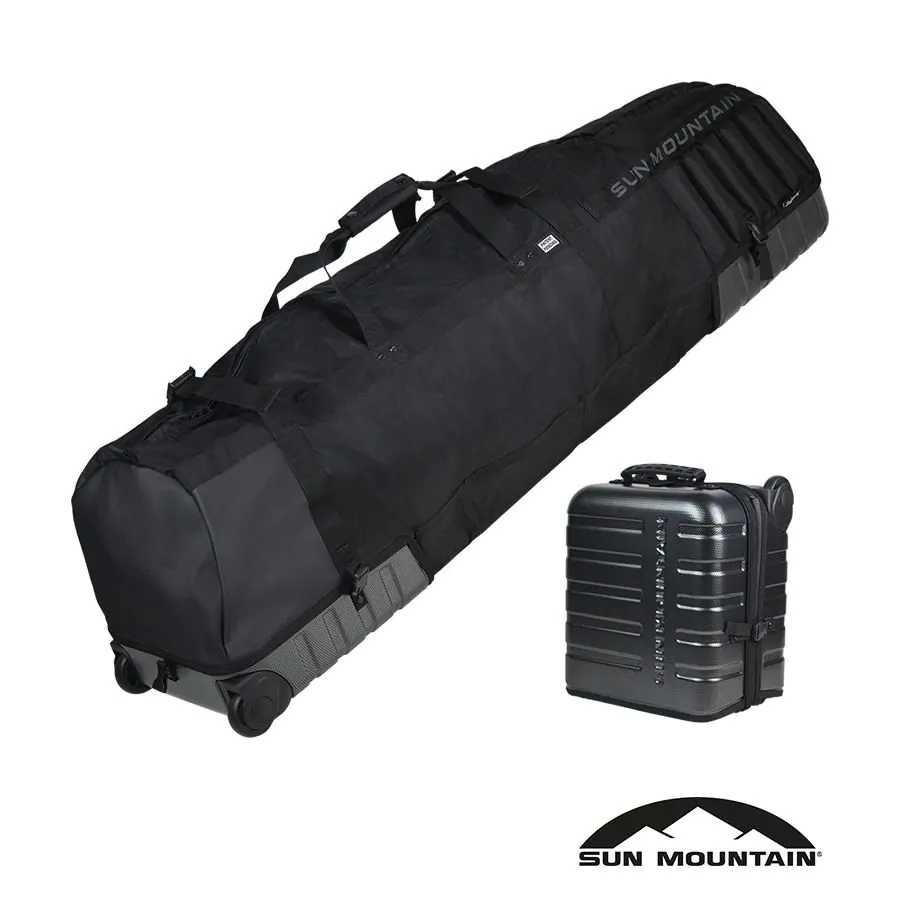 Sun Mountain Golf Sun Mountain Kube Wheeled Golf Travel Cover - Carbon/Black