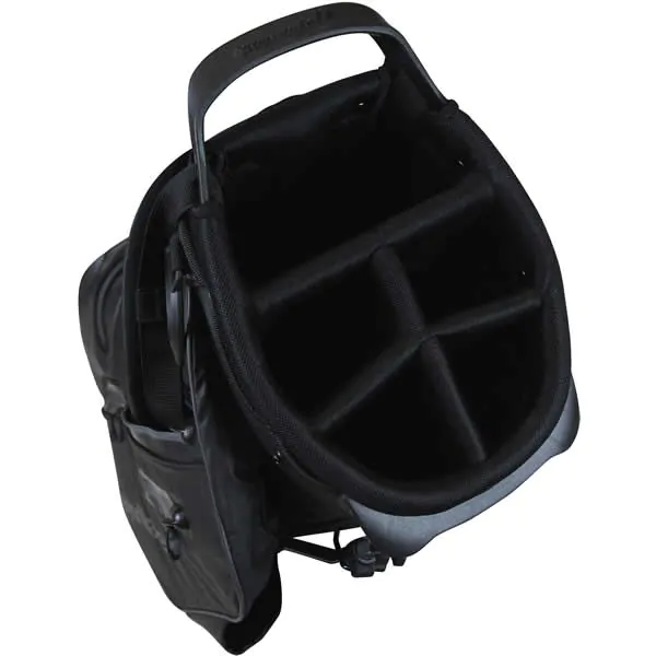 TaylorMade Golf Taylormade FlexTech Waterproof Golf Stand Bag - Black/Charcoal - Image 2