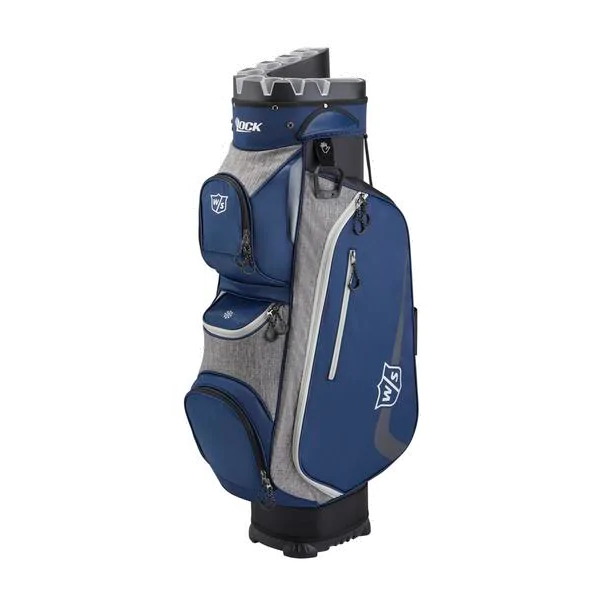 Wilson Golf Wilson Staff I Lock III Cart Bag - Navy/Grey/Grey