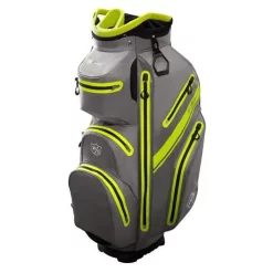 Wilson Golf Wilson Staff Exo Dry Cart Bag - Charcoal/Citron/Silver