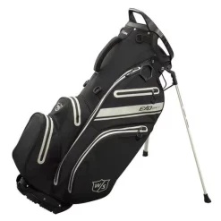 Wilson Golf Wilson Staff Exo Dry Carry Bag - Black/Charcoal/Silver